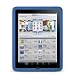 Blue Gel Skin Case Rubberized Soft Silicone Phone Cover for Apple iPad