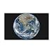 38.5 x24.5 Wall Vinyl Sticker Earth in HD from 2012 Satellite Photo