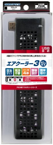 PS3(40GB�A80GB���f��)�p�N�[�����O�t�@���w-40GB��p- �G�A�N�[���[3(�u���b�N)�x