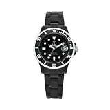 Toy Watch Men's FLS01BK Mini Plasteramic Black Dial and Bracelet Watch