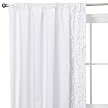 Simply Shabby Chic Ruffled Swiss Dot Window Panel - White (42x84")
