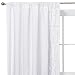 Simply Shabby Chic® Ruffled Swiss Dot Window Panel - White (42x84
