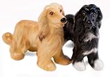 Afghan Hound Handmade Salt And Pepper Shaker (10cm x 8cm)