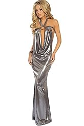 Strapless Backless Halter Floor Length Club Dress/Evening Dress/Party Dress/Wedding Dress 