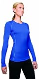 Icebreaker Womens Oasis Crewe Base Layer, Royal Blue, Small