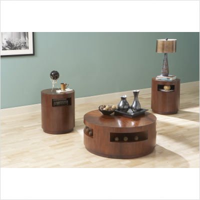 Bundle-44 Orbit Cocktail Table Set in Multi-Step Cherry