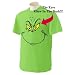 Grinch Face Tshirt w/ glow-in-the-dark eyes, YOUTH MEDIUM (10-12)