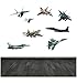 Fighter Jets Giant (8 pcs) Stickers - Removable and repositionable Wall Decals Wall Art for Any Kids Room.