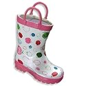 Hatley - Girls Apple Rubber Boots, White