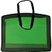 Filexec Carry All Bag, In-Side Pocket, Business Card Slot, Zippered Closure, Green (34955)