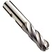 Niagara Cutter RMB449 Cobalt Steel Ball Nose End Mills, Inch, Right Hand, Weldon Shank, TiCN Finish, Roughing Cut