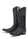 Lane Boots Wild Ginger with Black Stitching Leather Fashion Cowgirl Boots