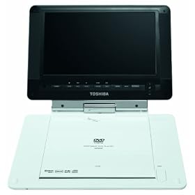 Toshiba SDP94DT 9-inch Widescreen Digital Portable DVD Player with Digital TV Tuner- White