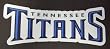 Tennessee Titans Team Name NFL Car Magnet
