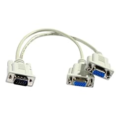 VGA Y-Kabel zum Anschluss von z. B. Beamer und Monitor an einem PC - von Petaloutha24