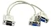VGA Y-Kabel zum Anschluss von z. B. Beamer und Monitor an einem PC