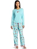 Cinema Etoile Women's Mix N' Match Three Piece Pajama Set, Gingerbread Treats, Medium