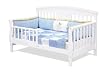 Elizabeth II Convertible Toddler Bed (Pine) in Pearl White Finish By DaVinci
