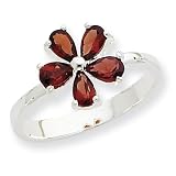 Sterling Silver Garnet Ring