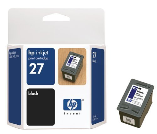 cheap HP(C8727AN#140) 27 Black Ink Cartridge in Retail Packaging