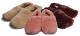 Nordvek Luxury Ladies Super Soft Genuine Sheepskin Slippers with Full Back, Sizes 4-8 UK (37-43 EU) # 401-100