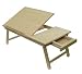 Space Saver All Wood Laptop Bed Tray Multiuse Laptop Table Desk, Notebook Stand W/drawer fits Laptop up to 18.4