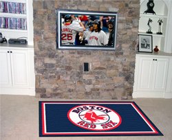 Boston Red Sox 5x8 Area Rug