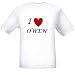 I LOVE OWEN - Name-series - White T-shirt