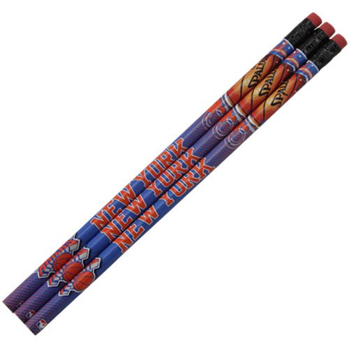 NBA New York Knicks 3-Pack Team Logo Pencil Set - Royal Blue