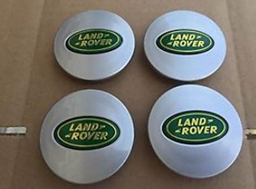 4Pc Set Of 4 Land Range Green Center Wheel Hub Caps Badge Rims Emblem