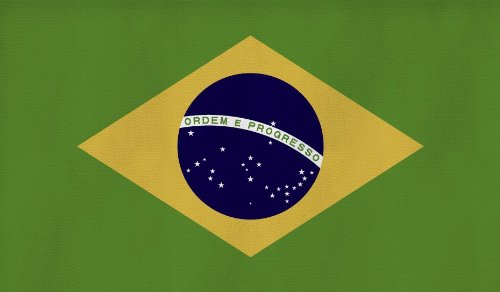 Fahne / Flagge 90 x 150 cm – viele Länder zur Auswahl – mit 2 Messingösen zum Hissen Größe 90×150 Farbe Brasilien