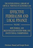 Effective federalism and local finance