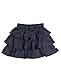 RuffleButts® Infant / Toddler Girls Ruffled Denim Bow Skirt