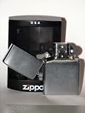 Zippo - Chrom gebuerstet - kostenlose Lasergravur auf Wunsch