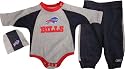 Buffalo Bills Infant Long Sleeve Creeper Pant and Skull Cap Set