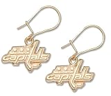 Washington Capitals 14K Gold Dangle Earrings