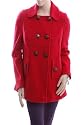 Red Wool Womens Winter Coat