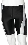 Reebok Men's Performance MXT Jammer Swimsuit, Black/Silver, 34