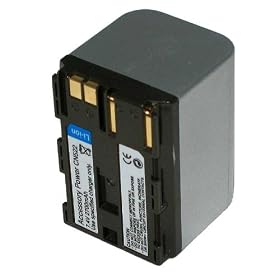 CANON BP-522 BP511 Equivalent Li Ion Battery for MiniDV ZR45MC ZR70MC MVX1i Elura 20 and... by Accessory Power