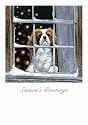 Watching and Waiting Cavalier King Charles Spaniel Eco Christmas Cards Pack