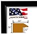 US Art 13x19 Inches Photo Poster Frame in 0.84 Inch Wide Unfinished Natural Solid Wood Plexiglass Cover - Horizontal and Vertical Formats for Wall Decor with Built-in Hanging Hardware