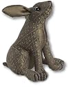 Dora Designs 'Harley' The Hare Paperweight PW39