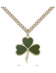 Shamrock Medal, Gold Filled