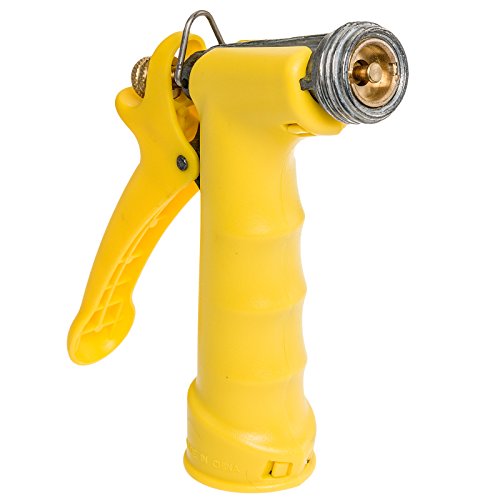 Gilmour 2 Pack Yellow Metal Commercial Insulated Garden Hose Nozzle