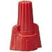 Morris Products 23386 Twisted Wing Connector, Type, Red, 18 - 8 Awg, Min 3 16, max: 5 #12 min: 3 #16 Wire Combinations