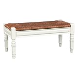 Large Devonshire Bench - Antique Ivory