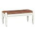 Large Devonshire Bench - Antique Ivory