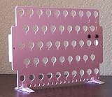 Angelynn's Earring Angel Pierced Earring Holder Tree Stand ~ Jewelry Organizer Storage Display Caddy ~ Earring Rack ~ Pink