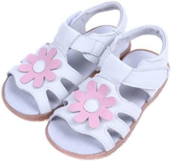 Baby Girl's New Fashion Leather Non-slip Flat Sandals Flower Shoes (15.5 CM)