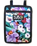 Tropical Floral Flowers Badge Holder ID Name Card Credentials Lanyard - Travel Accessories